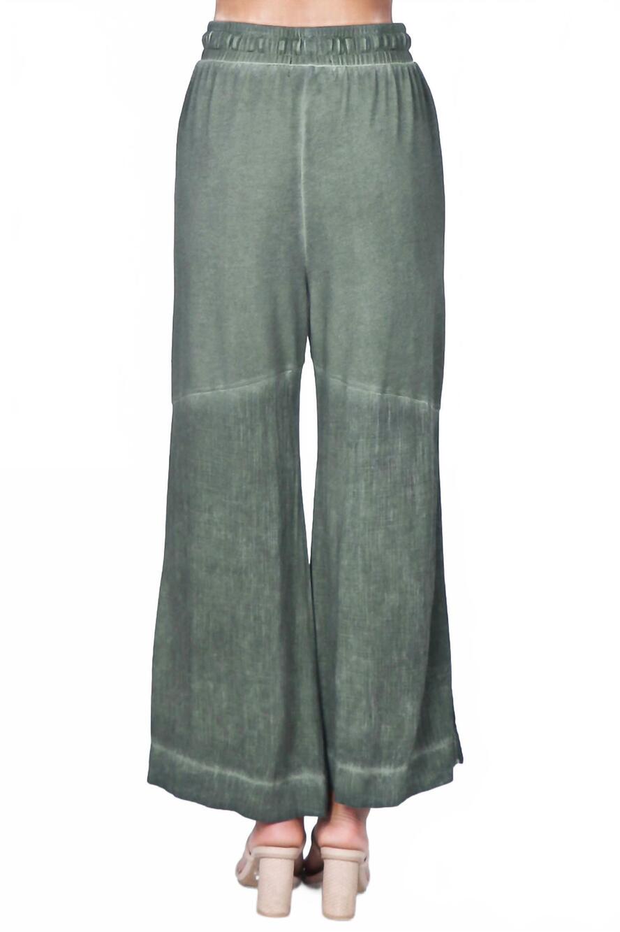 NEW M.RENA wide leg pants in spruce